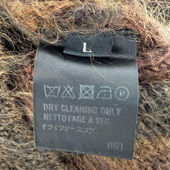 SO Striped Mohair Turtleneck Sweater L - Picture 5 of 10